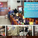 Thi công bếp ăn Nhà hàng 828 – Gà Tươi Mạnh Hoạch tại Thái Nguyên